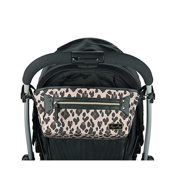 Itzy Ritzy Verstellbarer Kinderwagen-Organizer mit zwei integrierten Taschen, Fronttasche mit Reißverschluss und…