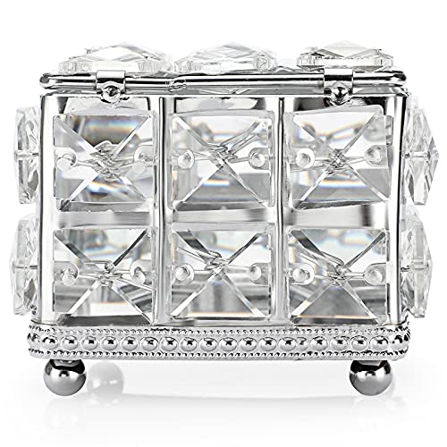 Elldoo 5WA4IP-US095 Crystal Jewelry Box Square Trinket Organizer thumb #8