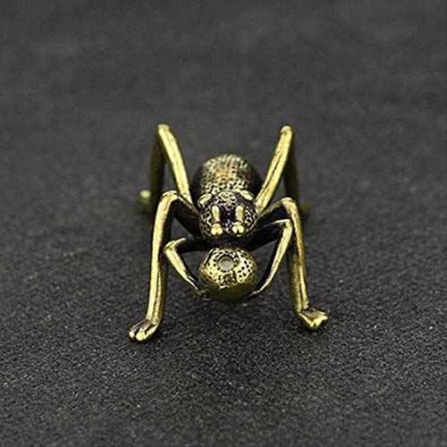 Statue en laiton miniature et accessoire insert encens pour bureau