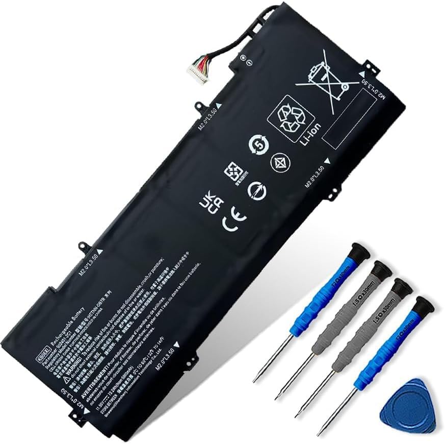 79.2Wh KB06XL Laptop Battery Compatible with HP Spectre X360 15 15-Bl012DX 15-BL0XX 15-BL1XX 15-BL002XX 15T-BL000 15T-BL100 Z6K99EA Series KBO6XL HSTNN-DB7R TPN-Q179 11.55V 6860mAh