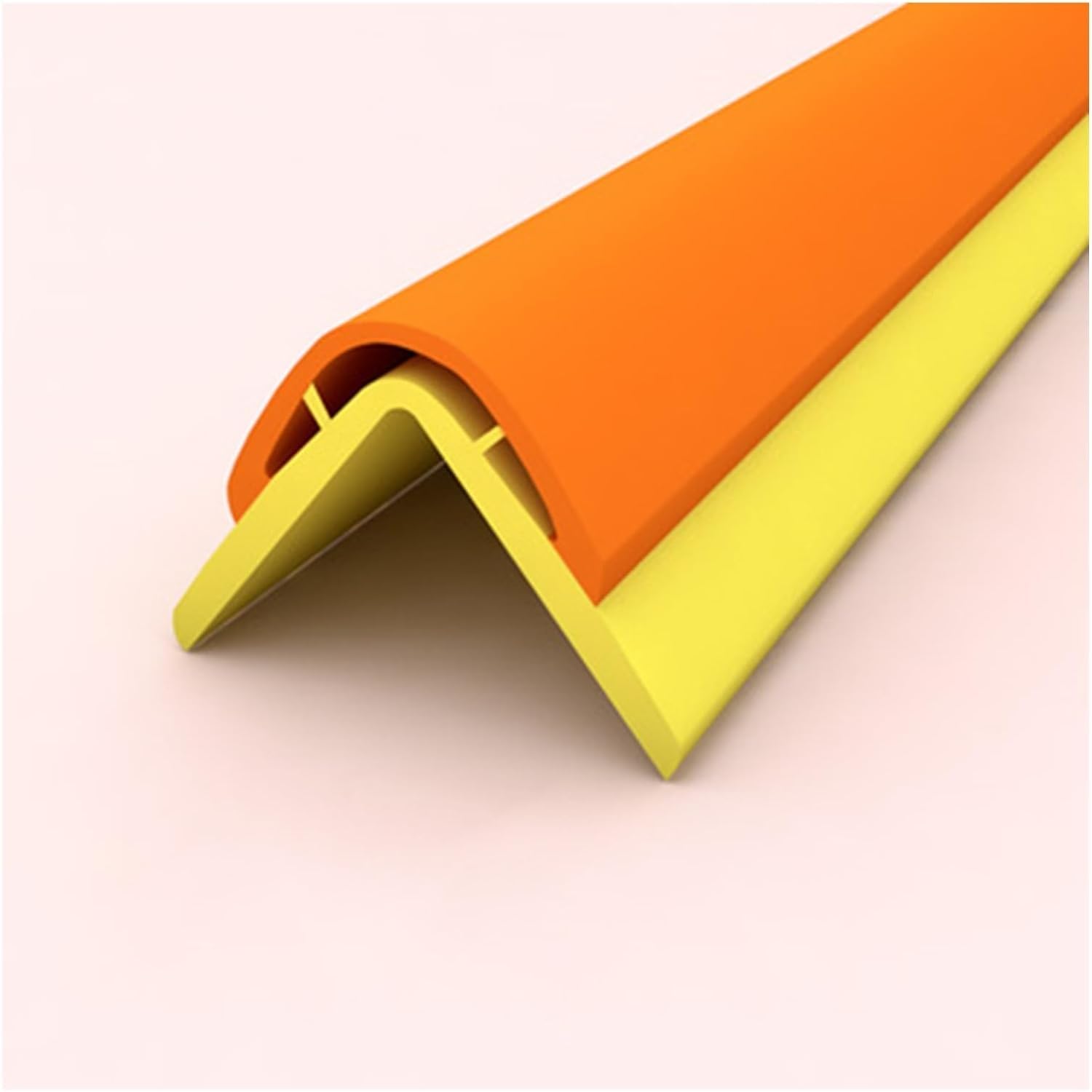 sdneNest Protezione per colonna da garage, paraspigoli autoadesivi, protezione per angoli da parete, protezione per pareti, paraurti di sicurezza per proteggere parcheggi e magazzini, arancione e
