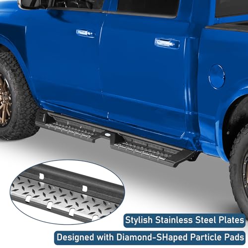 Estribos laterales Hooke Road para Dodge Ram 1500 2009-2024 miniatura 4