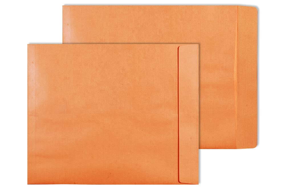 Mehta Envelope Mfg Co. Kraft Ribbed 75 GSM, Size : 12 x 10 inches - Pack of 25 envelopes 1