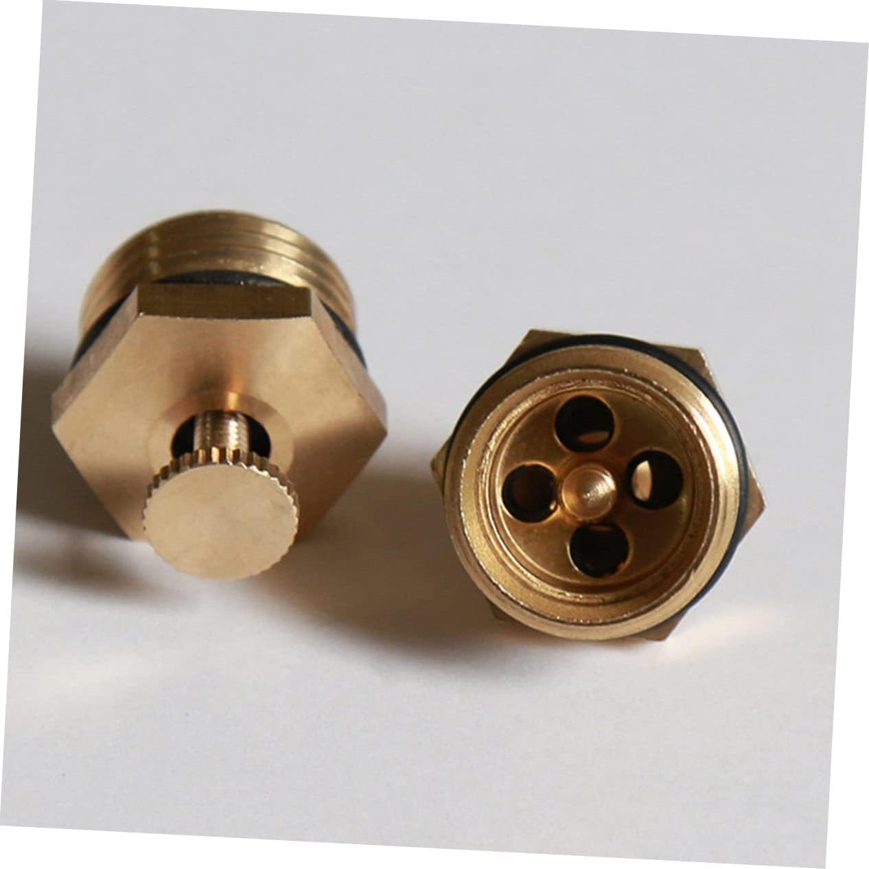 Gartenschlauch-Sprühpistole, 6 Stück, Zentrifugaldüse, Hochdruckdüse, Nebelsprinkler, Nebelsprinklerköpfe, Schlauchdüse, Hochdruck-Kupfer, goldene Gewächshaus-Sprühdüsen, landwirtschaftliche Sprühdüse