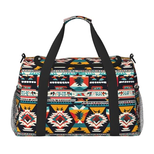 Sac de week-end imprimé amérindien idéal pour vos escapades