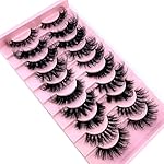 HBZGTLAD Soft Mink Eyelashes 3D Curl Winged End Eye Elongated Fake Lashes Thick Handmade Natural False Eyelash Messy Cross Lash Wholesale (MX-3) - Image 2