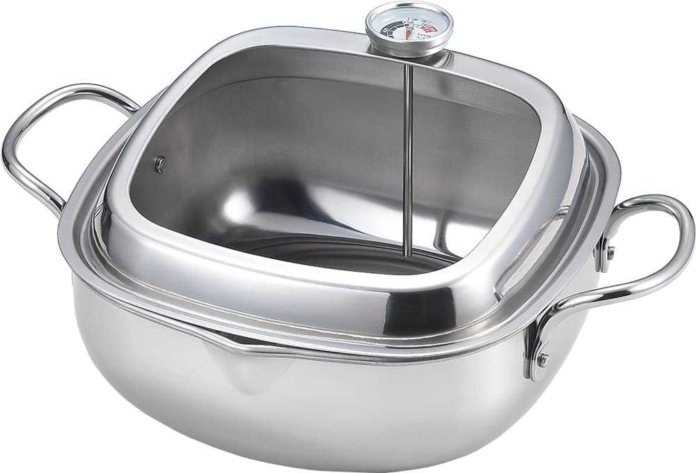 Amazon｜タマハシ(Tamahashi) 角形 揚げ鍋 20cm IH ガス火対応