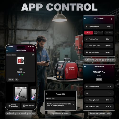 ARCCAPTAIN iControl TIG 205P Pro