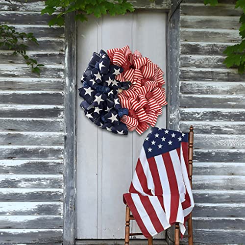 Independence Day Patriotic Wreath For Front Door,4Th Of July Wreath, Welcome Door Garland Independence Day Memorial Day Veterans Day Wreath Decoration For Window Wall Home Decor #TOP6