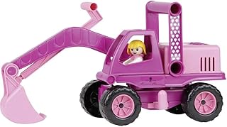 Lena- Excavador Juguete, Color Rosa/Rosado (SiMM Spielwaren GmbH 04102)