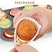 Caperci Standard White Cupcake Liners for Baking 200 Counts - Greaseproof Muffin Baking Cups for Wedding Birthday Party Baby Shower Festivals (White)