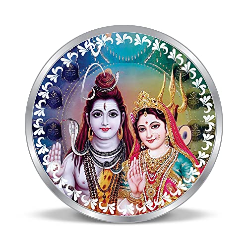 ACPL Silver Coin BIS Hallmarked Shiv Pariwar 999 Pure by ACPL Precious Moments