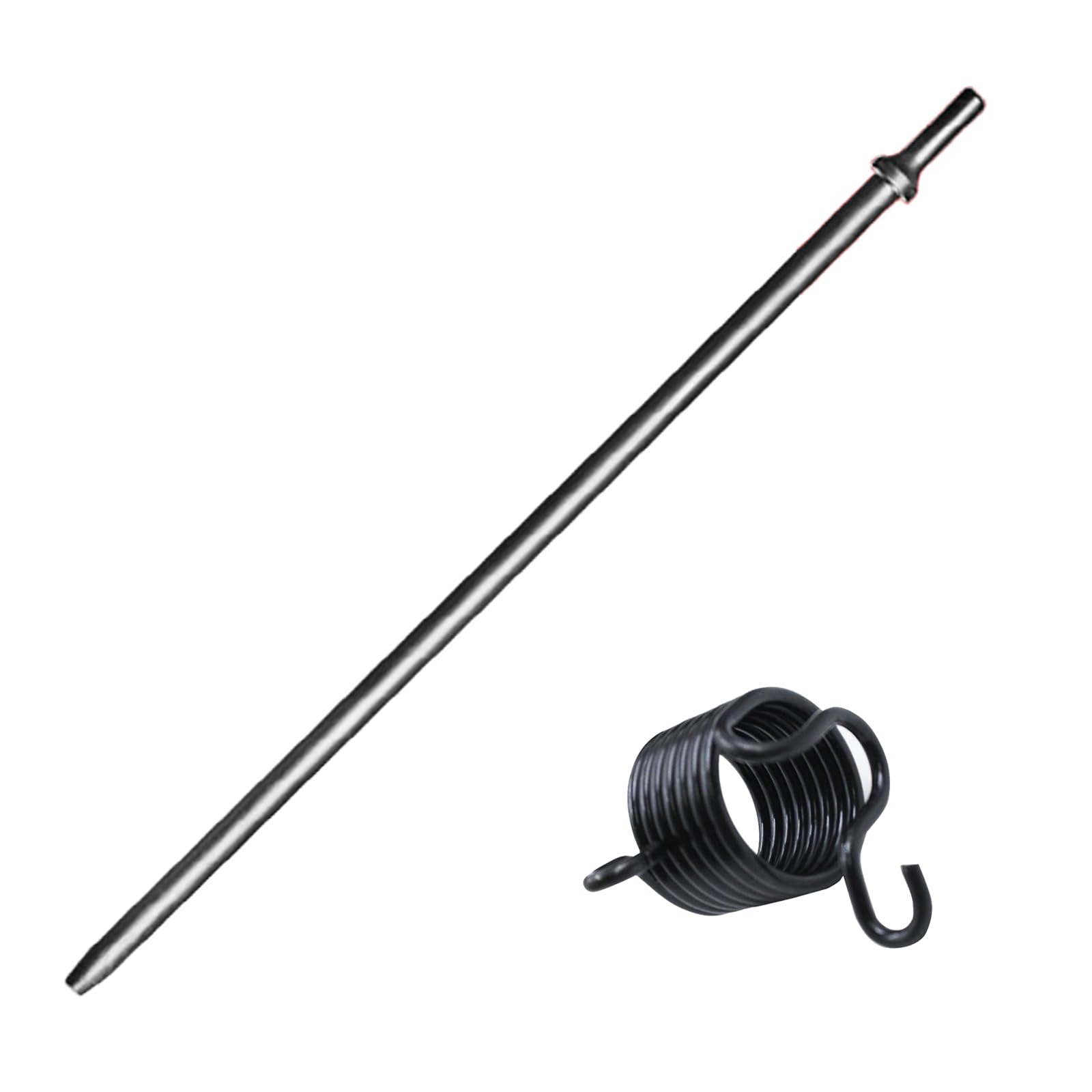 Pneumatic Taper Punch and Air Cold Chisel Set with Air Hammer Spring, 3/8" x 18" Point Tip, 0.401 Inch Shank Air Tool Suitable for Air Hammer, Cr-Mo Alloy Steel