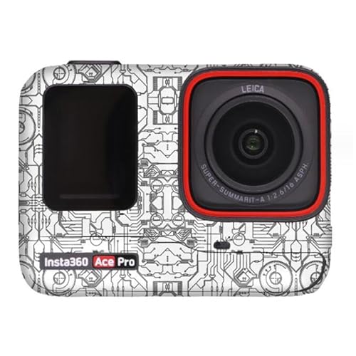 Insta360 Ace Pro 対応 カメラ ステッカー 保護フィルム 防水、防塵、耐傷性 (スタイル色-4)