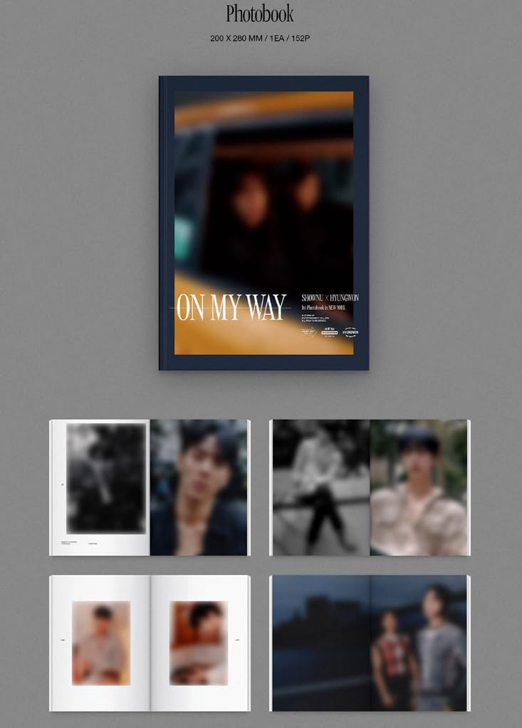 MONSTA X SHOWNU X HYUNGWON [ ON MY WAY ] 1st Photobook in NEWYORK