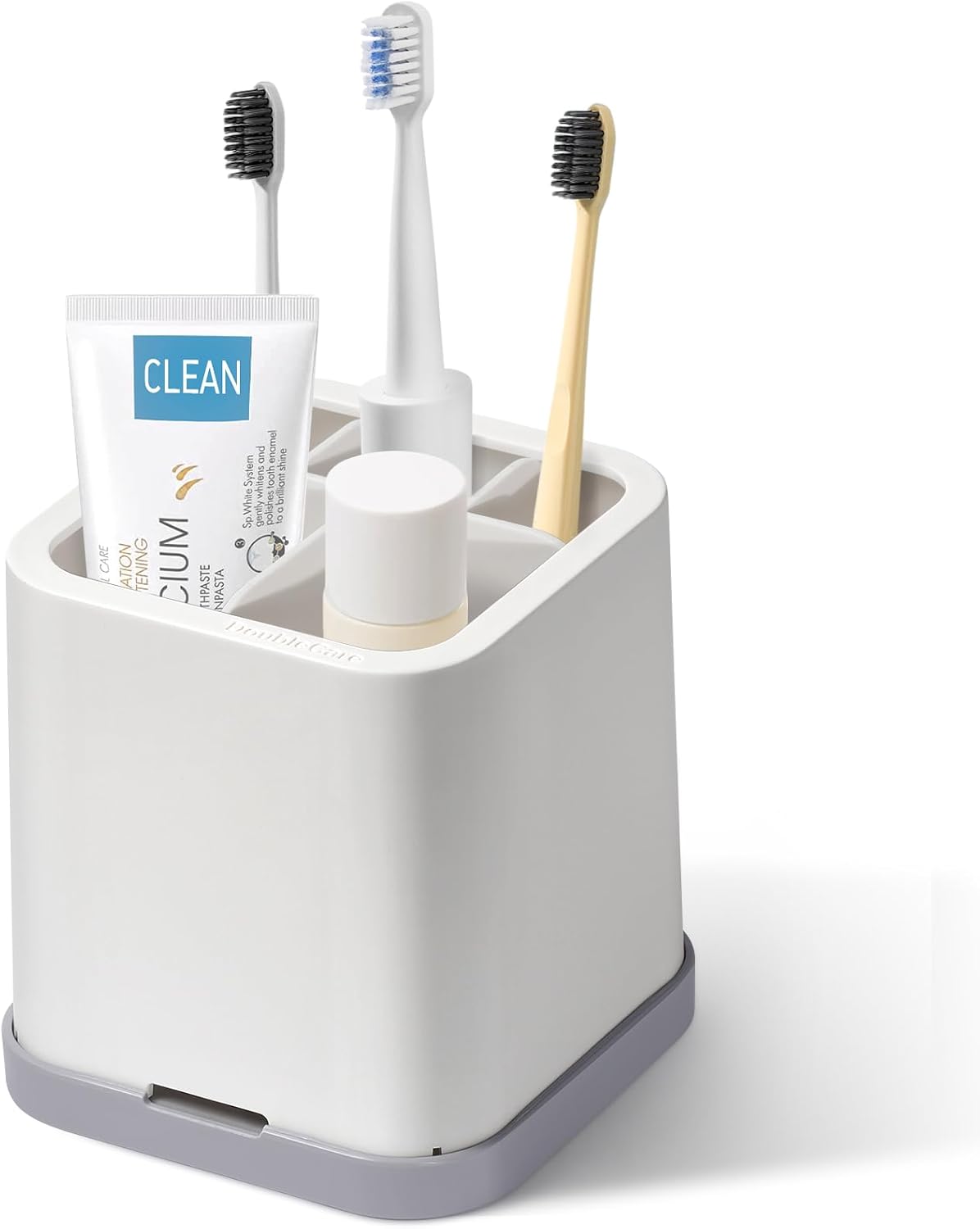 White Toothbrush Holder for Bathroom just $3.49 at Amazon