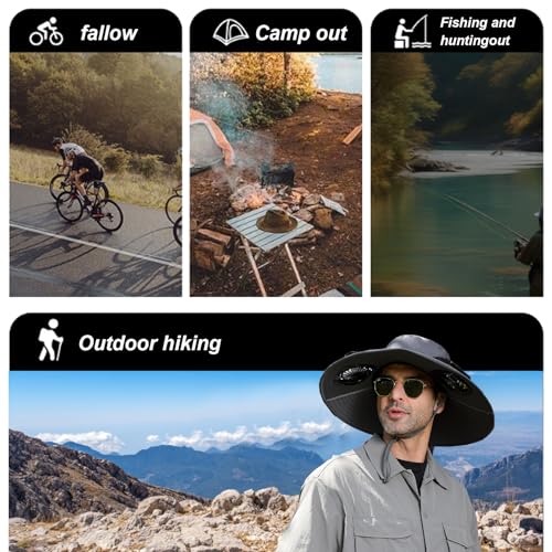 Image of 2026 Upgraded Fishing Hats with Sunglasses
