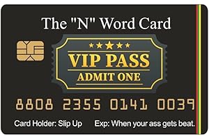 N-Word Pass Card: Speak Freely Without Judgement