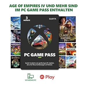 Xbox Game Pass for PC | 3 Month | Mitgliedschaft beinhaltet Age of Empires IV | Windows 10 – Download Code