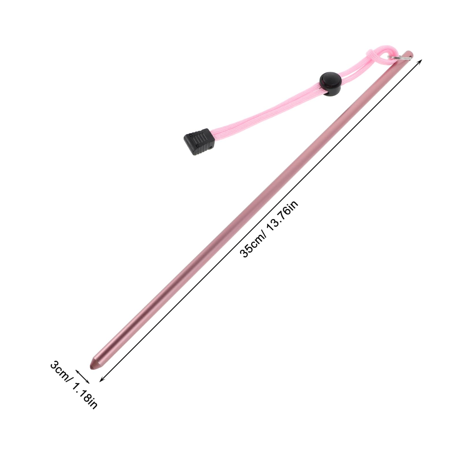 BCOATH Scuba Diving Accessories Aluminum Stick Diving Probe Bottle Knocker for Outdoor Activities