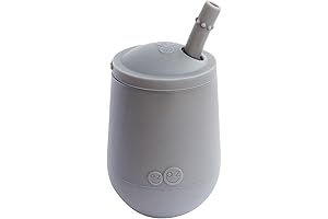 Reflo Cup Mini Cup + Straw Training System for Infants and Toddlers (Gray)