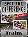 Spot the Difference Book for Adults - Trains: Hidden Picture Puzzles for Adults with Train Pictures (English Edition)