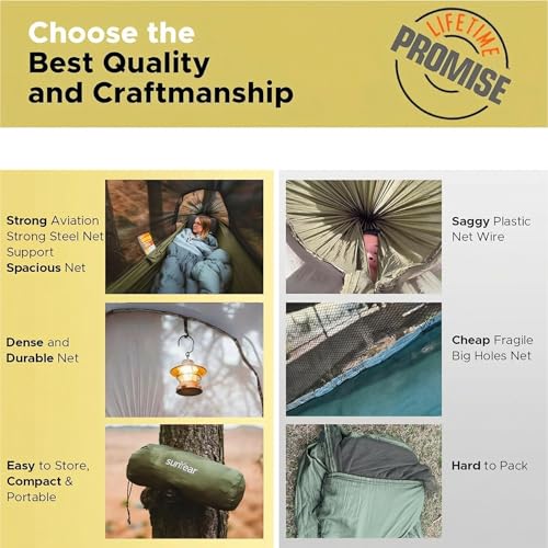 Sunyear Spacious Trapezoidal Hammock Tent