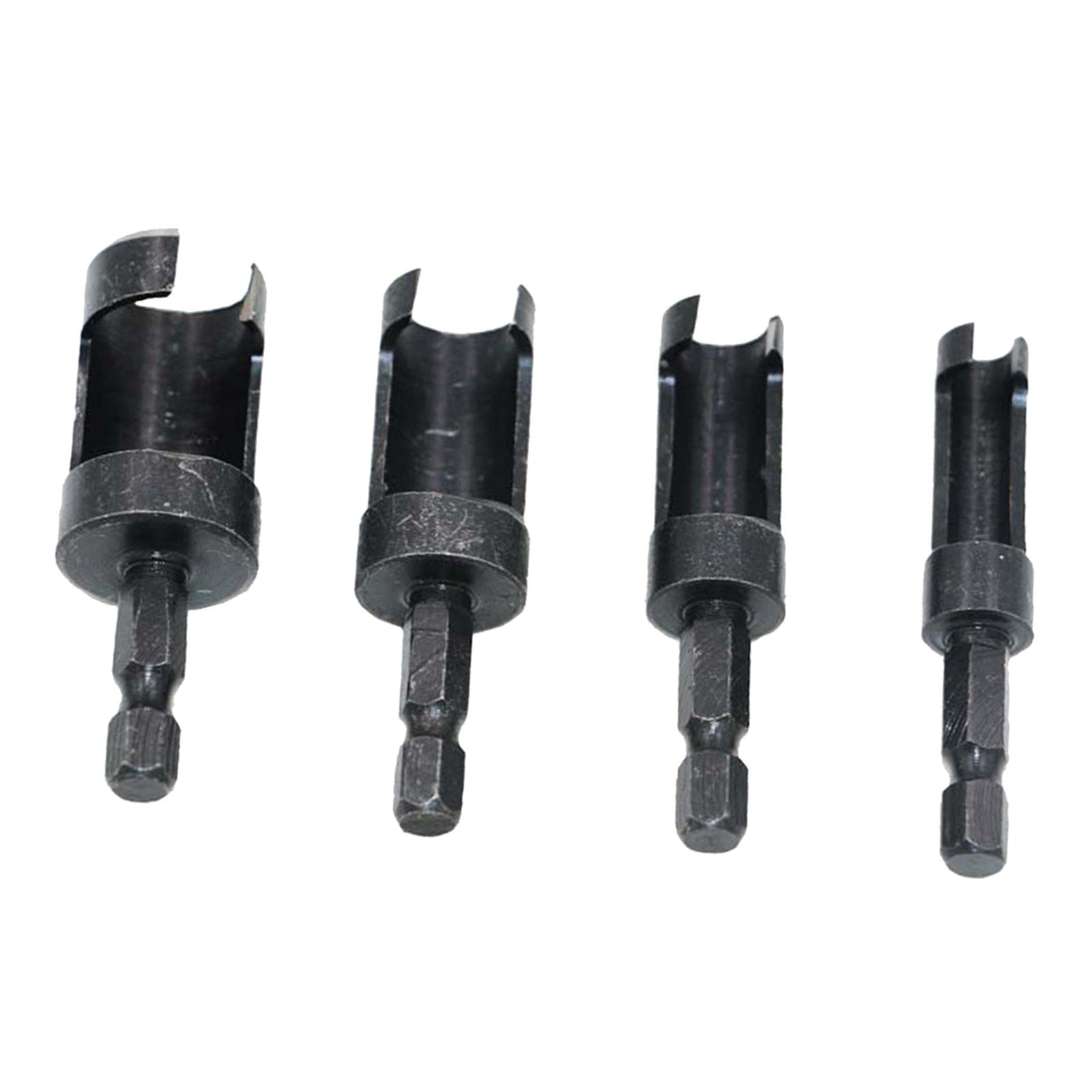 Qianly 5x 4 Brocas de Corcho para, para Agujeros Avelnados