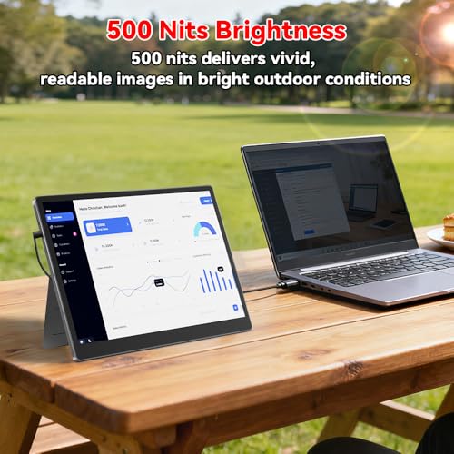 Image of S135 Portable Monitor for Switch /Switch 2 Laptop 13.5 Inches, 2.2K 2256x1504P Travel Mini Monitor IPS Display 100% sRGB Built-in Speakers Mini HDMI for PC Desktops Office Xbox PS4 /5 Console