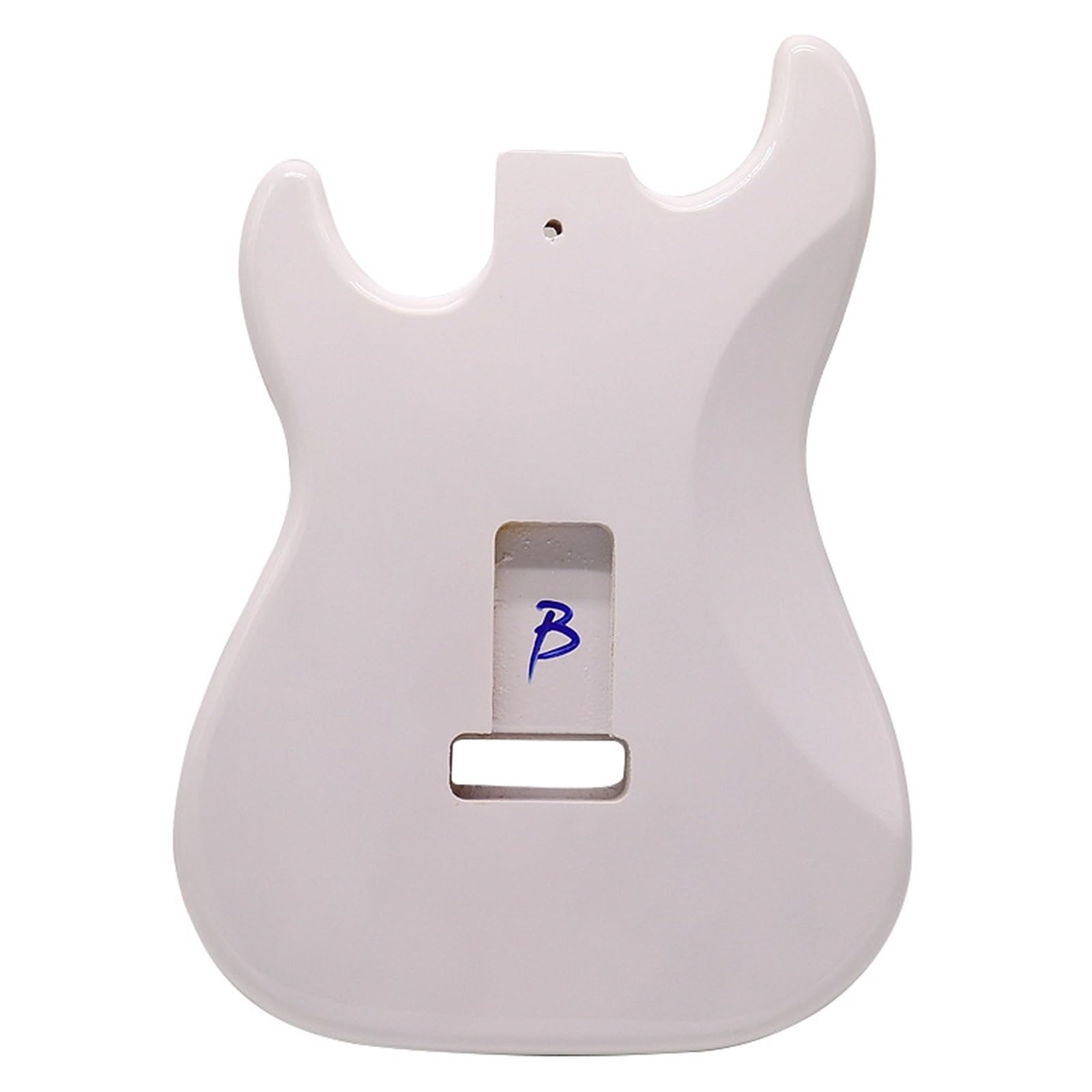 Guitar Body Kit Poplar Glossy White Electric Guitar Barrel Modification Accessories