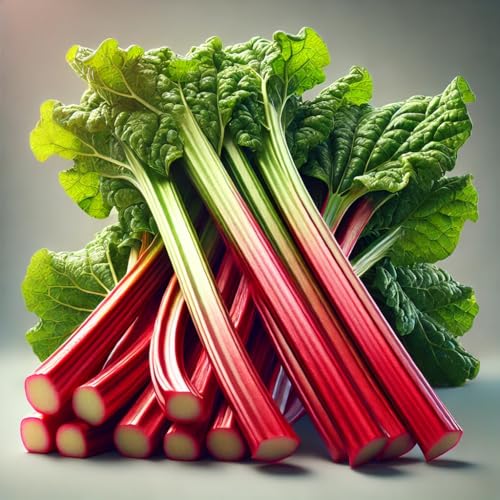 22Day Seeds: Seeds Rhubarb Victoria/Pie Plant/Giant Red Stalk/Non GMO/Heirloom