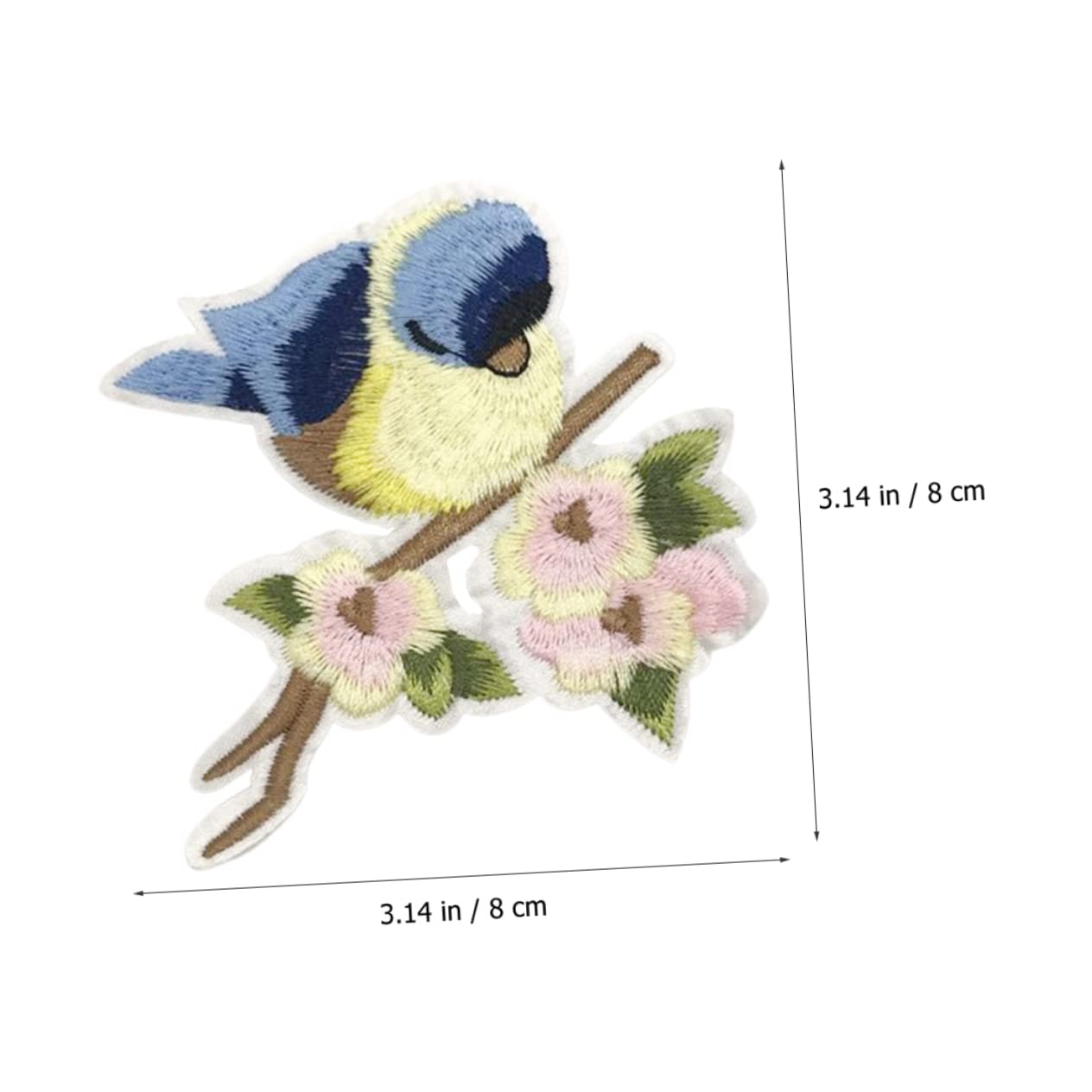 Panno Da Ricamo A Patch Cucire Sulla Cucire La Vestiario Toppe Per Vestiti Toppe Ricamate Con Uccelli Applique Da Ricamo Filo Da Ricamo