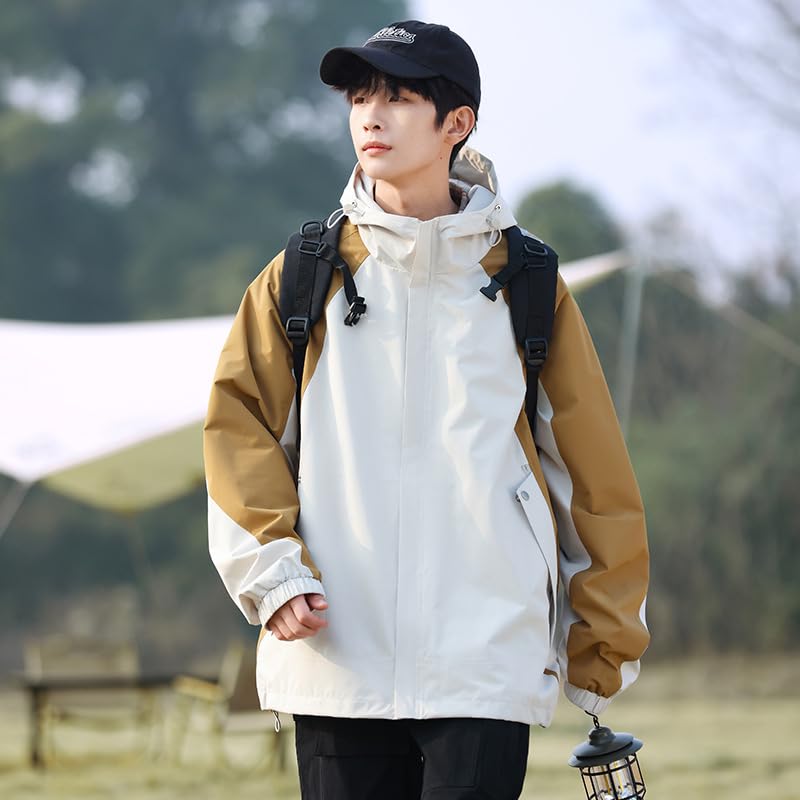Veste décontractée d'extérieur à capuche GUOYUXIAO ajustable - 2