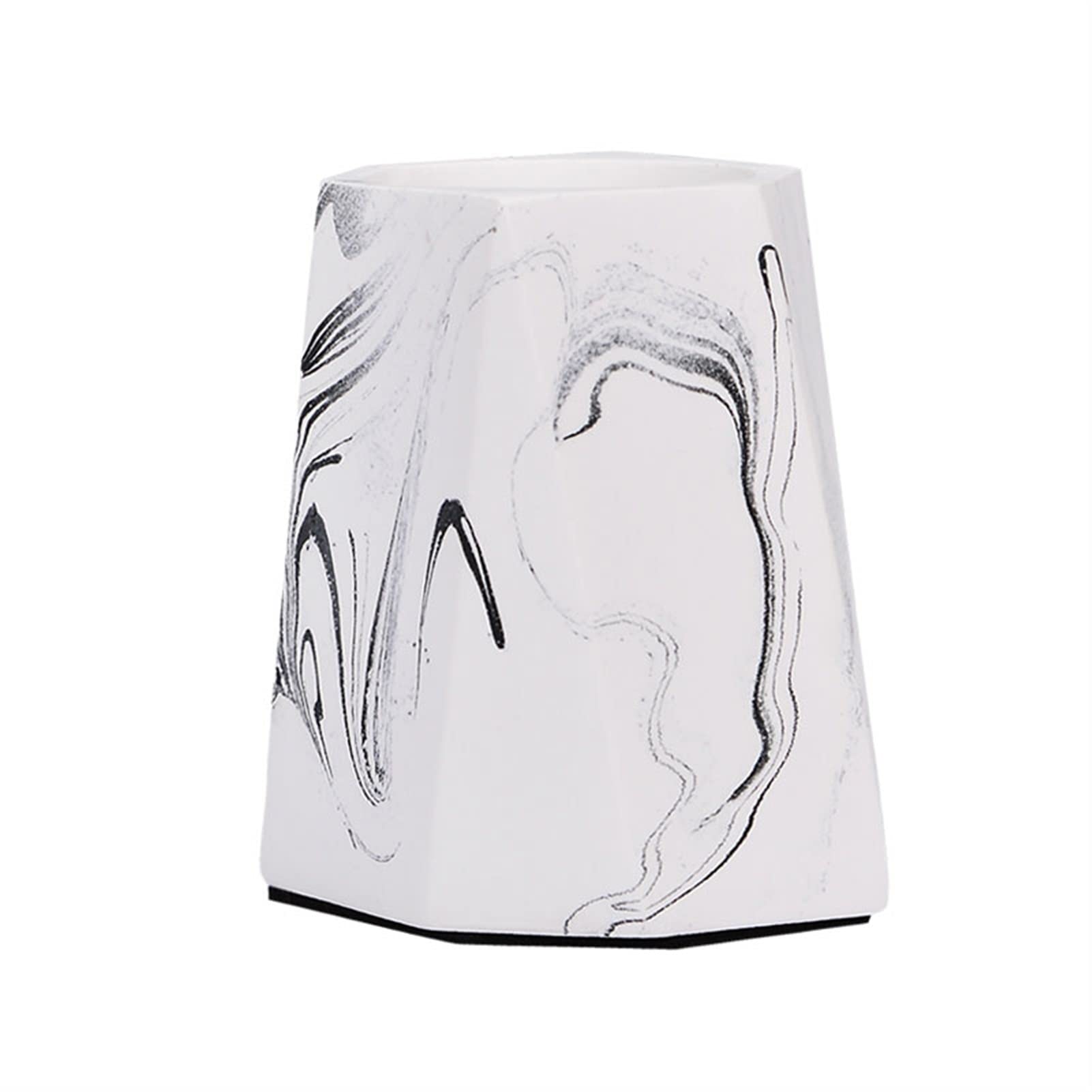 Stifteköcher Stiftbecher Stifthalter Moderne Kunst handgefertigt geometrische Bleistiftspeicher Cup Office Desk Augenbrauen Bleistift Make -up Pinselstifthalter Stifthalter Stifteköcher Schreibtisch
