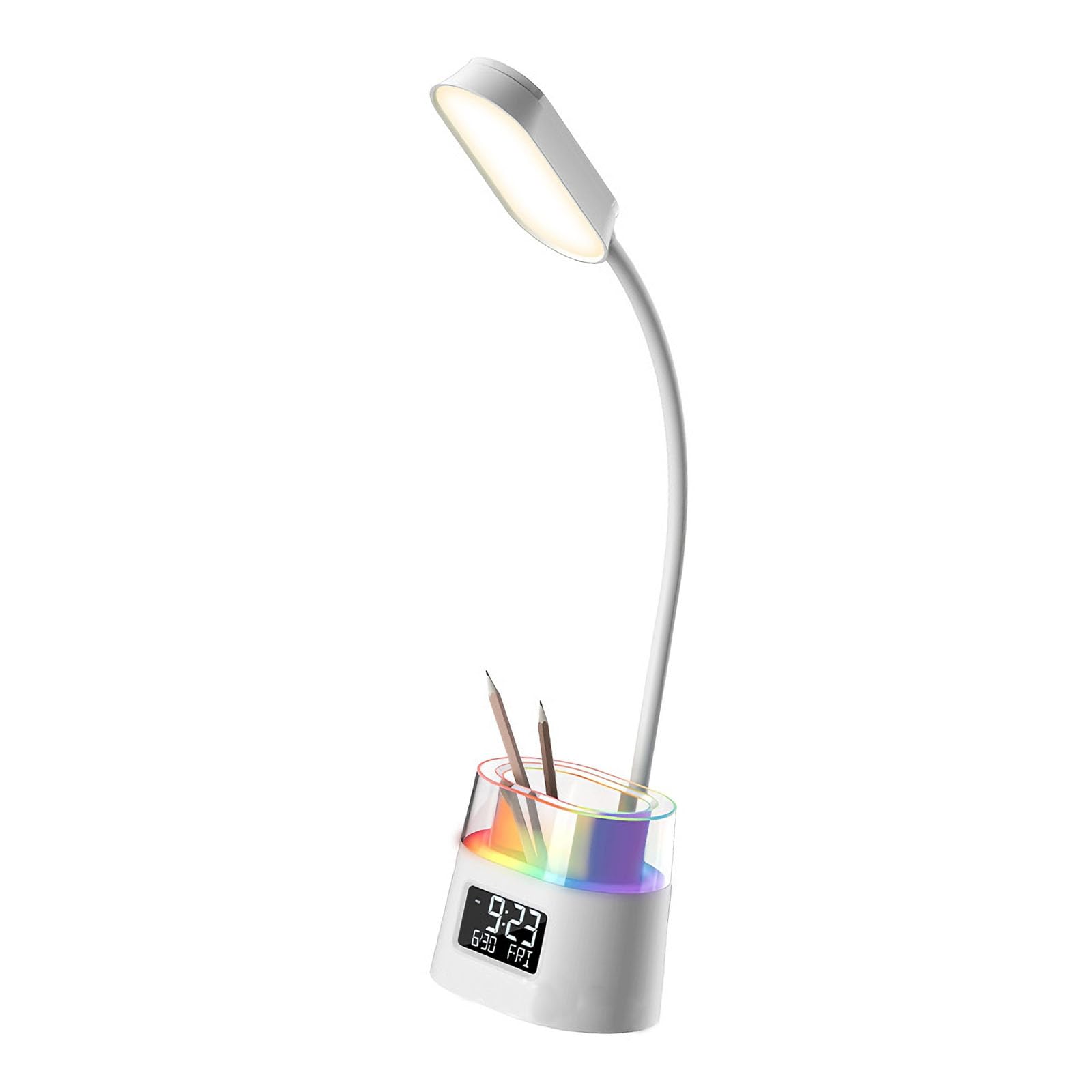 SHINLHUA USB Foldable LED Desk Lamp with Touch Control Timer Automatic Off and Integrated Pen Holder for Efficient Workspaces Desk Lamp