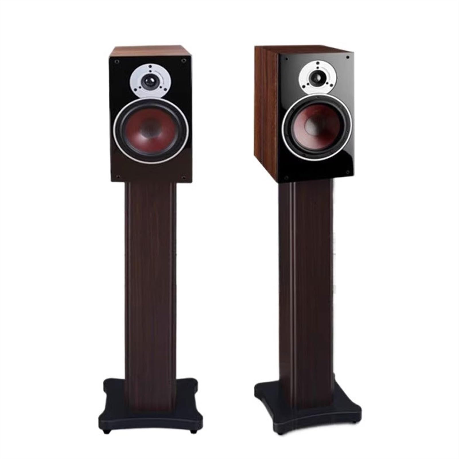Pie para Altavoz Soporte de Altavoz Profesional trípodes de Audio de Madera for Escenario de Piso de 12~15 Pulgadas Soportes de Altavoz(B,60CM)