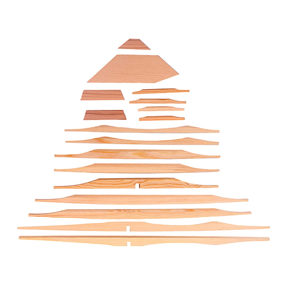 GOOHOCHY Folk Guitar Set Diy Spruce Brace Kit 17pc Spruce for Gs306 Luthier Parts