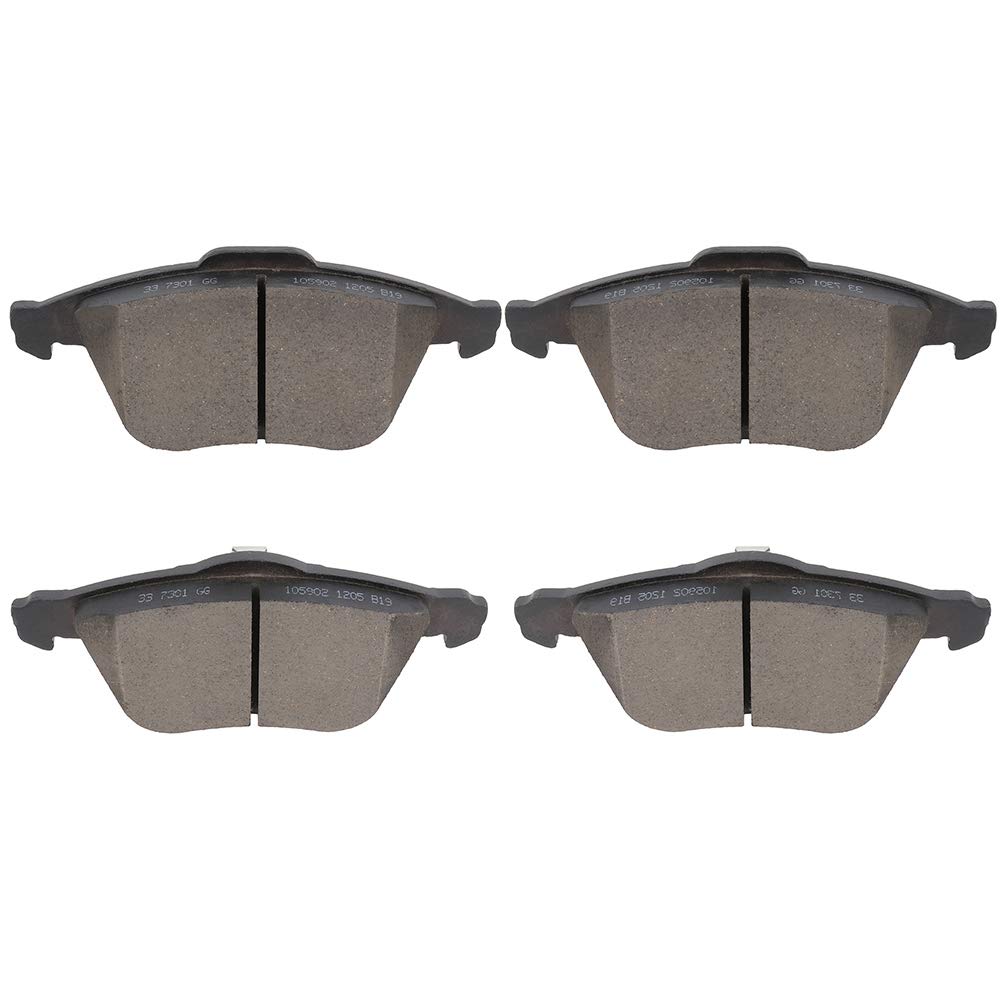 cciyu D1186 Professional Ceramic Front Brake Pads Set fit For 2006-2007 For Mazda 6