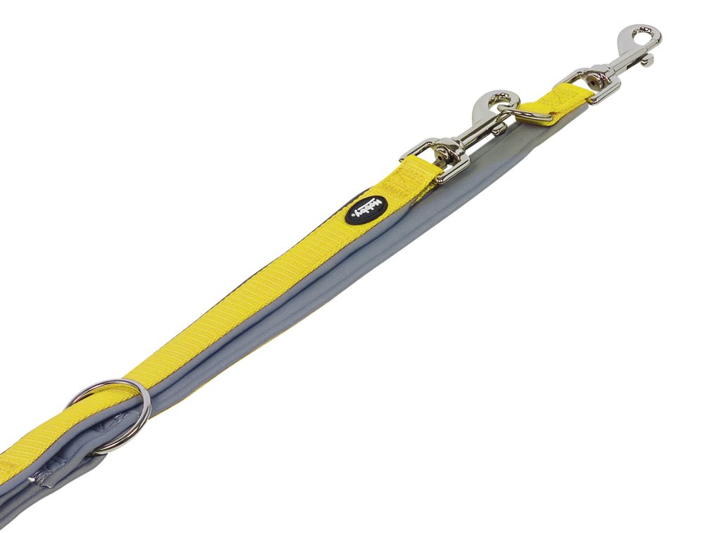 Nobby Führleine Classic Preno, gelb/grau L: 200 cm, B: 25/35 mm, 1 Stück