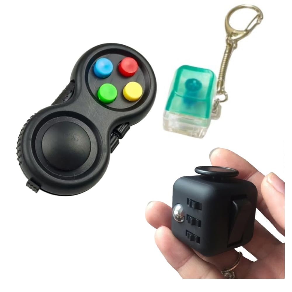Amazon.co.jp: フィジェットキューブ フィジェットパッド キーボード