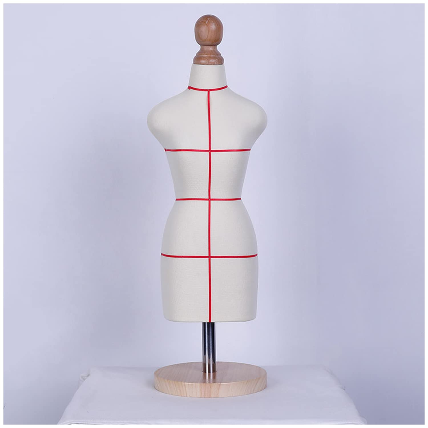 Mannequin de couture demi-échelle pour loisirs et ateliers créatifs