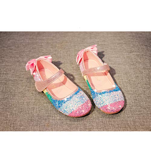 Sequin Slippers Mary Dance Shoes Sequin Slip on Ballet Flat Slipper Round Head Dancing Shoes for Children Toddler Wedding Party Show Accessories Girl Ballet Shoes2