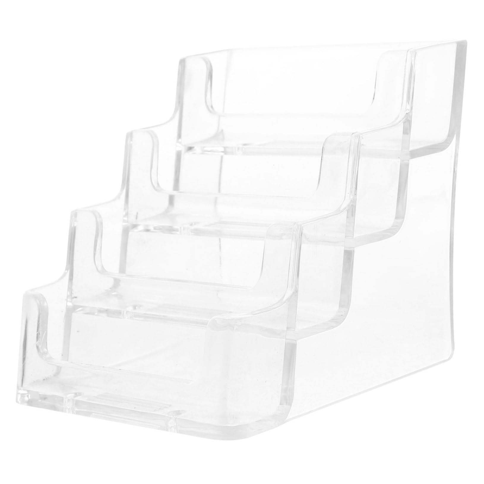 Veemoon Card Case Holder Stand Acrylic Display Box for Business Cards and Id Office Desk Organizer