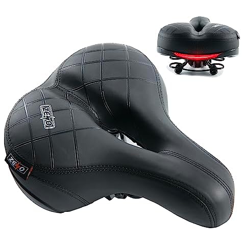 ZENo Bike Seat with Reflector and Comfort Cover