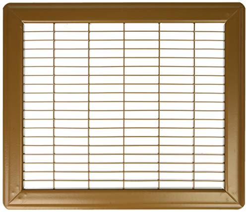 Imperial RG0625 10 x 12-Inch Heavy Gauge Steel Floor Return Air Grille, Brown
