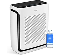 LEVOIT Air Purifiers Large Room bedroom Home Up to 1875 ft² with Washable Filters, Smart WiFi Air Quality Monitor, HEPA Sle…