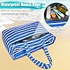 WACCET Strandtasche XXL Familie, Große Wasserdichte Strandtasche Damen mit Reißverschluss, Faltbare Leichte Badetasche Damen mit Mehreren Taschen Beach Bag Tote Bag für Strand, Reisen, Urlaub, Pool. #3