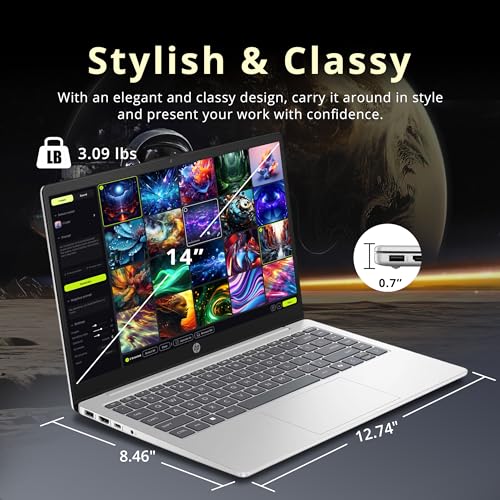 HP Laptop 14" FHD Antirreflejo Intel i5-1334U 8GB RAM 512GB SSD Plata miniatura 7