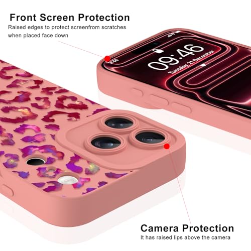 Image of ZIYE for iPhone 17 Pro Max Case Gradient Leopard Pattern Phone Case