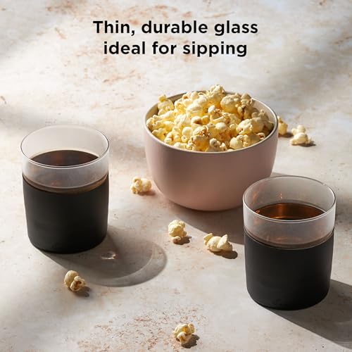 Image of Rabbit Freezable Whiskey Glasses, 2 Count (Pack of 1), Black